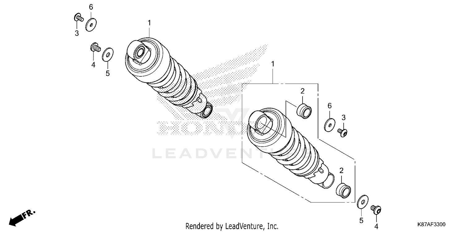 REAR SHOCK ABSORBER