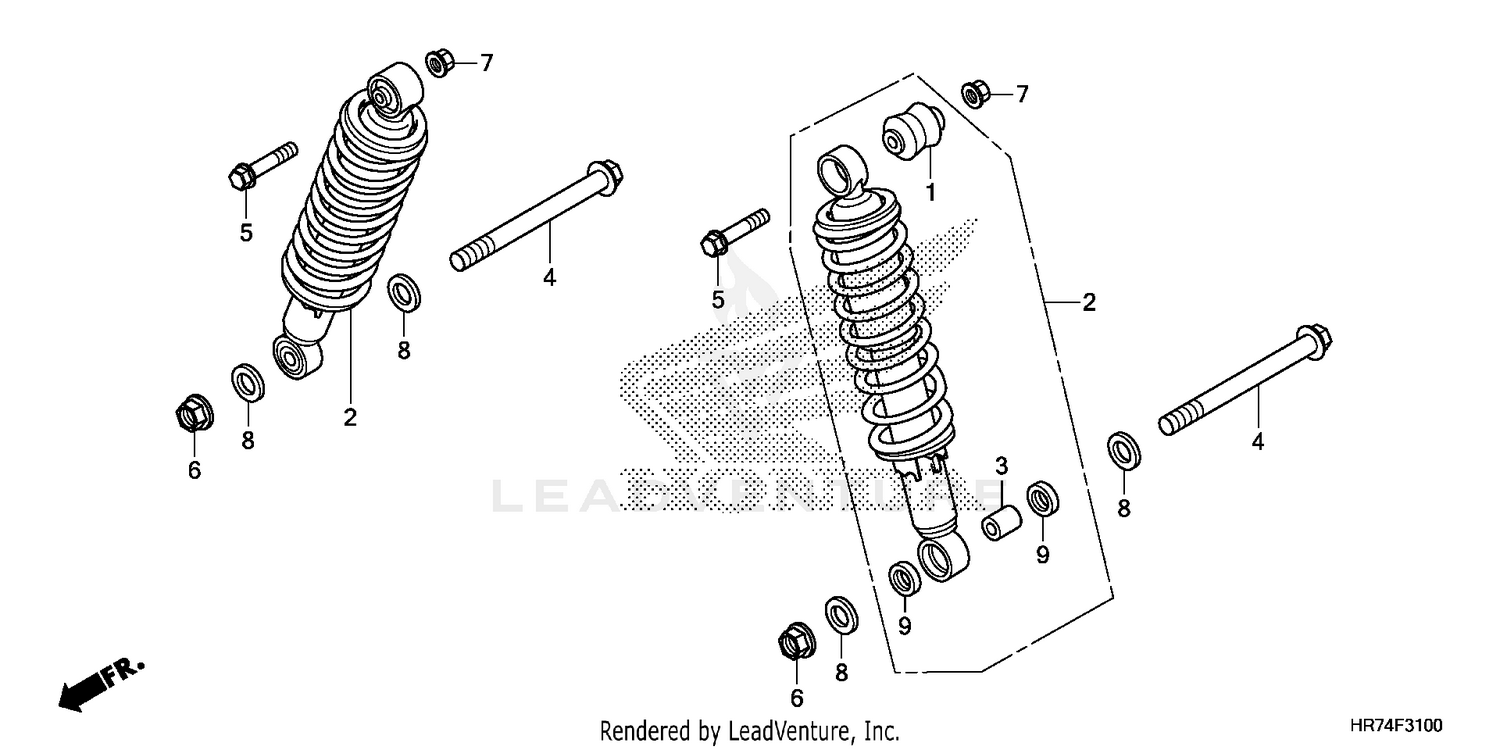 REAR SHOCK ABSORBER