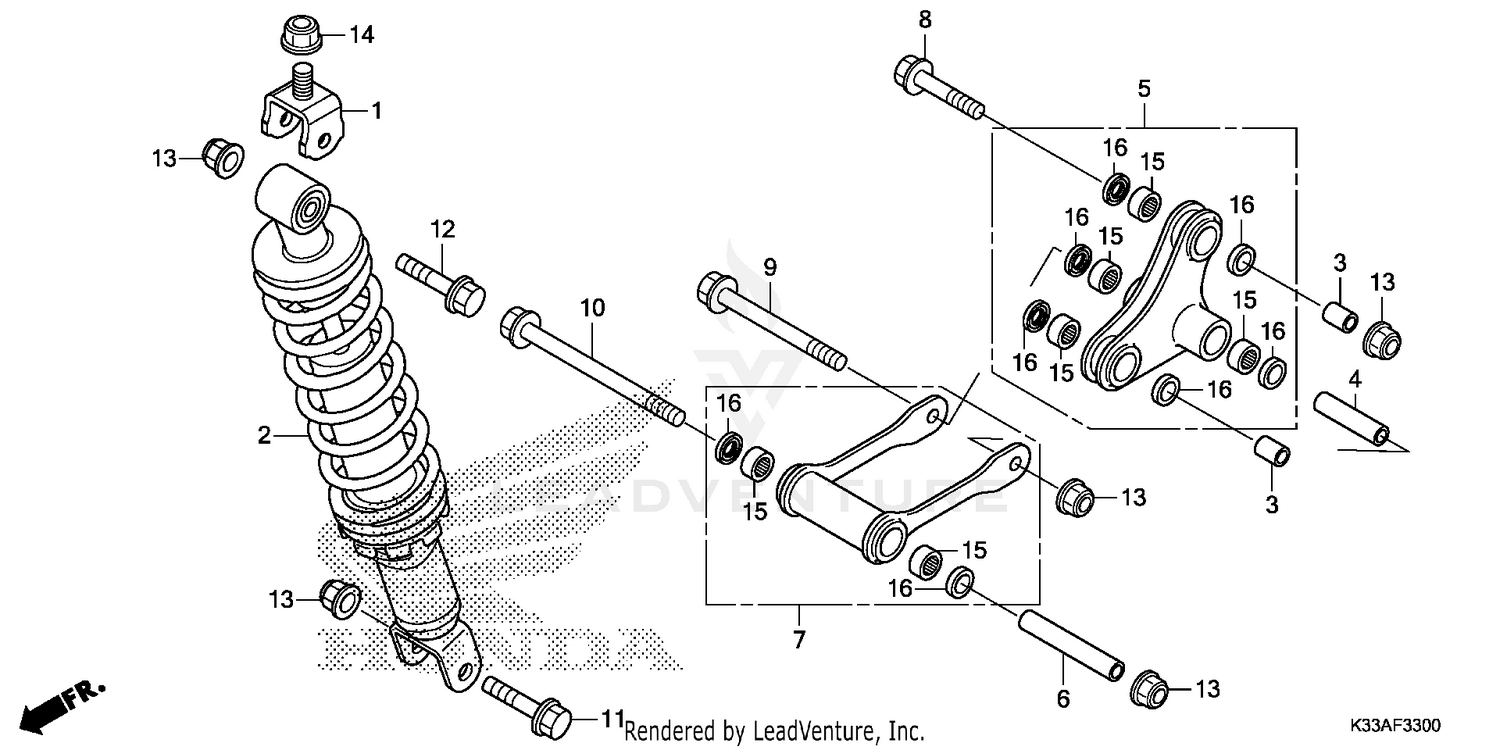 REAR SHOCK ABSORBER