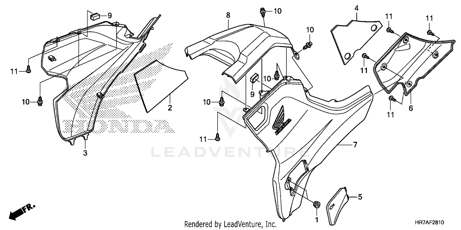 SIDE COVER@TANK COVER
