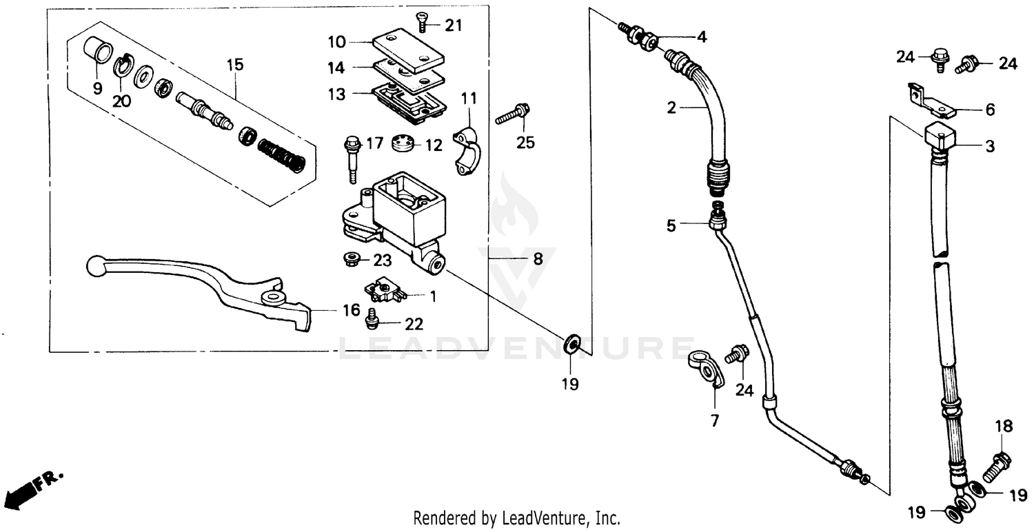 FRONT BRAKE MASTER CYLINDER