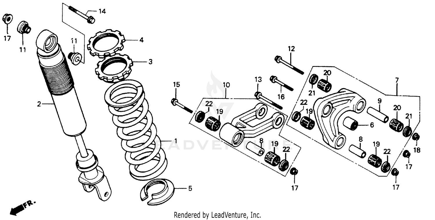 REAR SHOCK ABSORBER 93