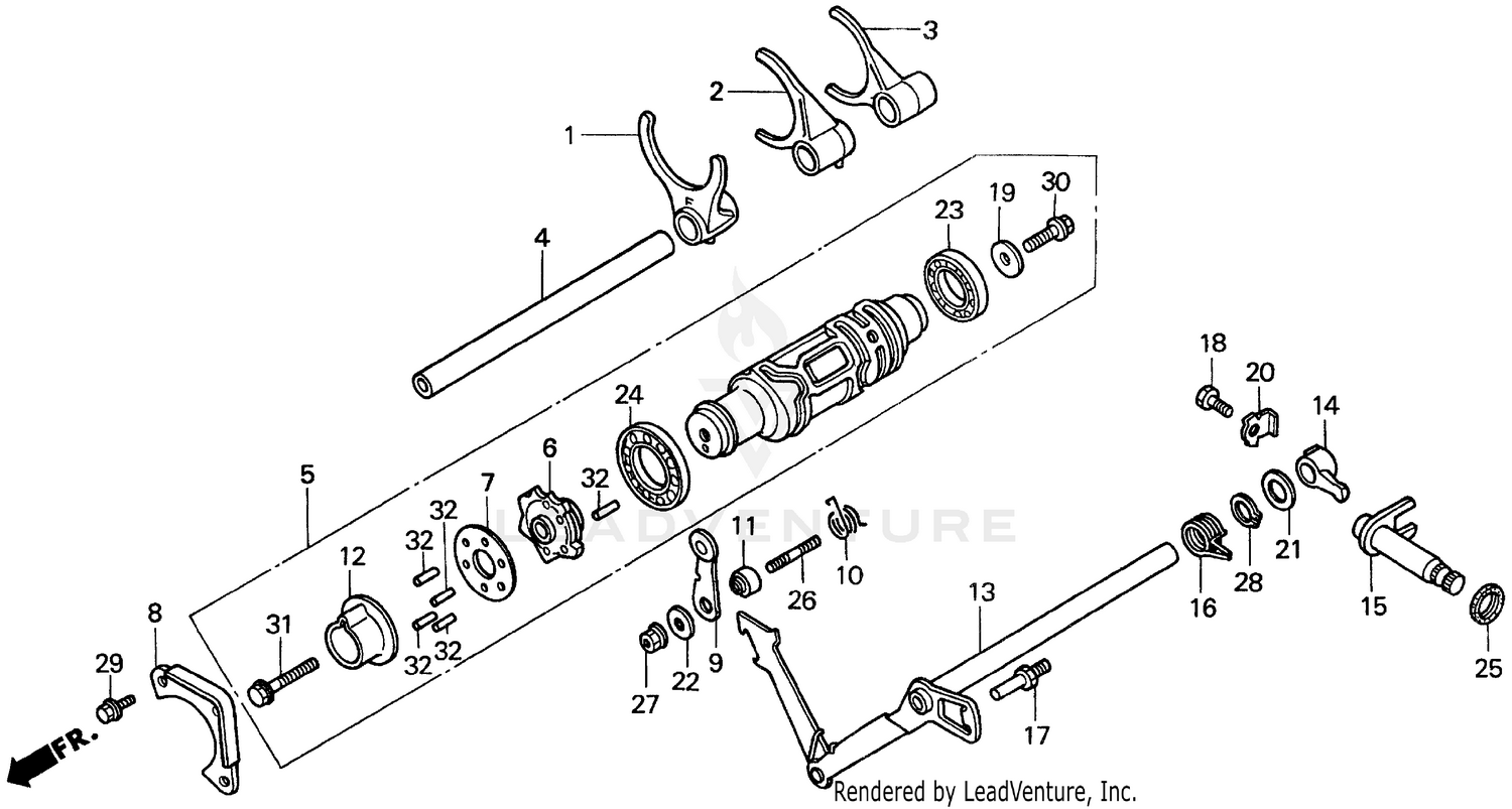 SHIFT DRUM + SHIFT FORK