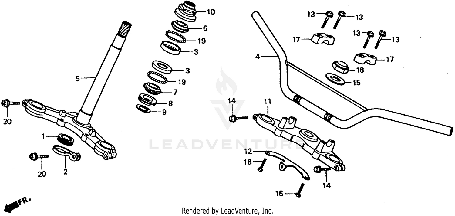 HANDLEBAR + STEERING STEM