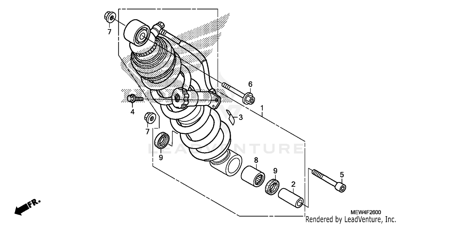 REAR SHOCK ABSORBER