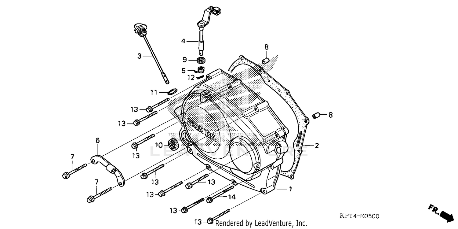 RIGHT CRANKCASE COVER (1)