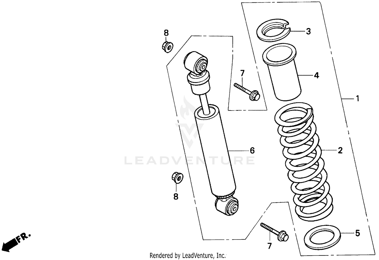 REAR SHOCK ABSORBER