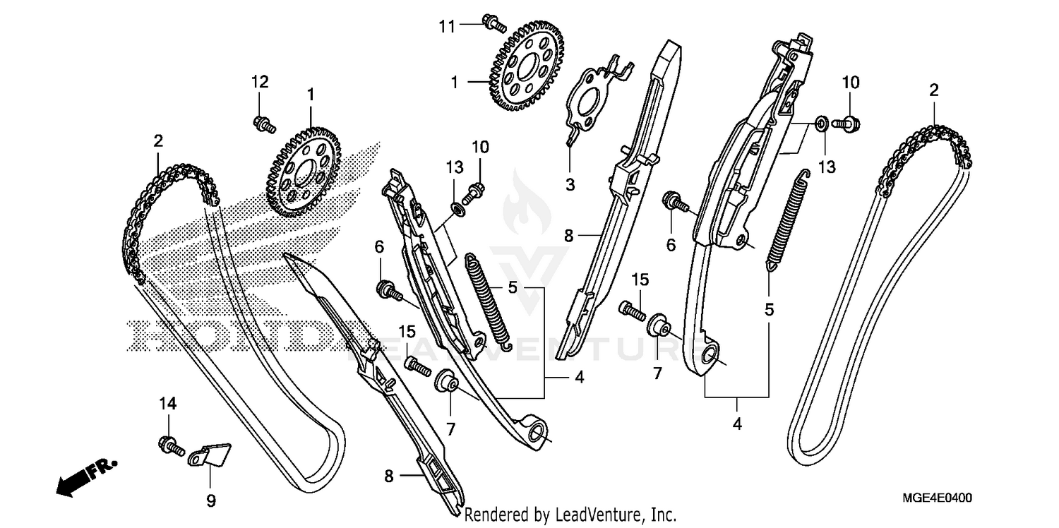 CAM CHAIN + TENSIONER