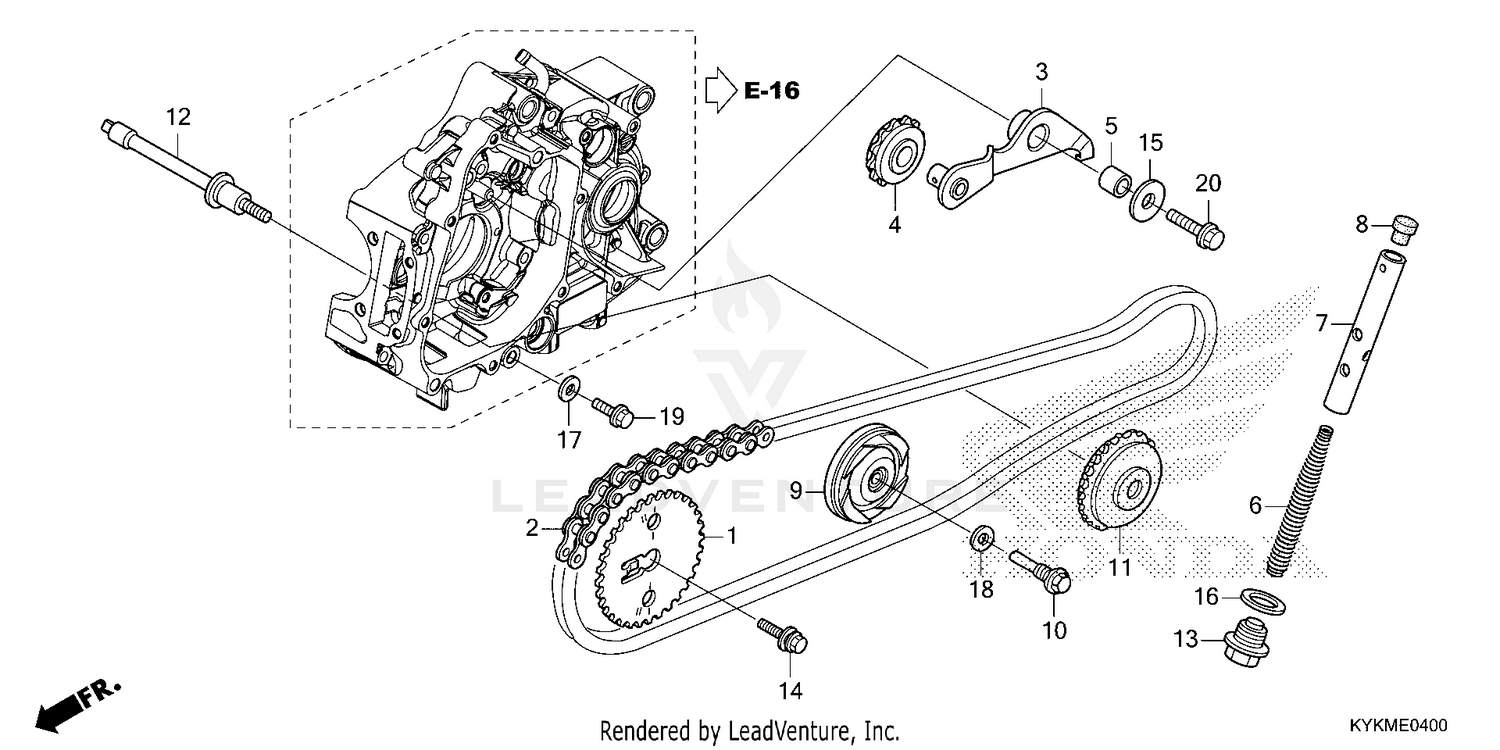 CAM CHAIN@TENSIONER