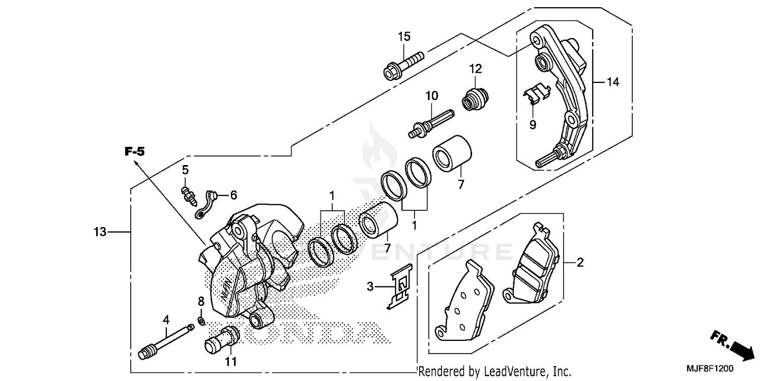 FRONT BRAKE CALIPER (1)
