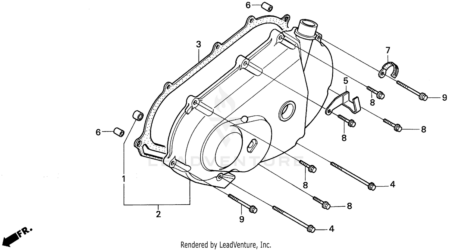 LEFT CRANKCASE COVER