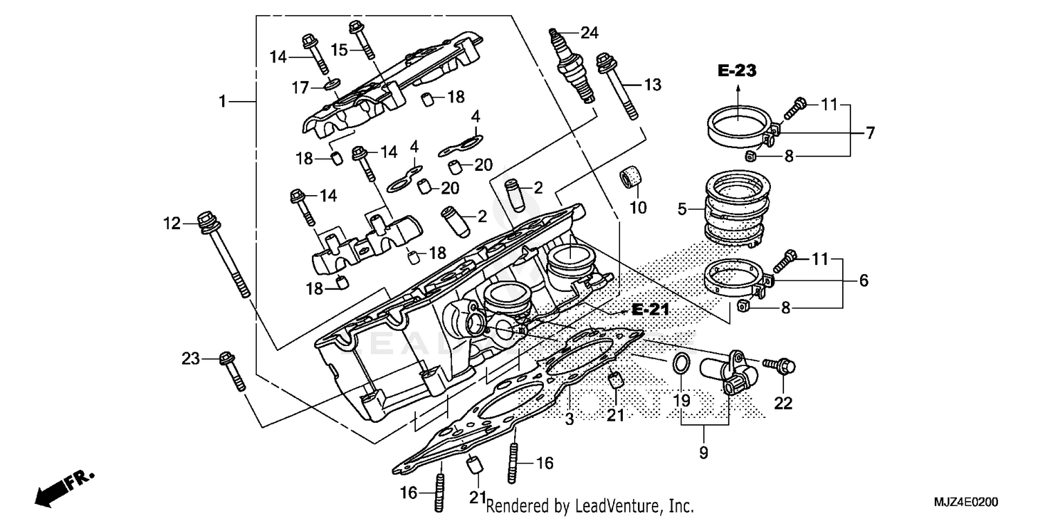 RIGHT CYLINDER HEAD