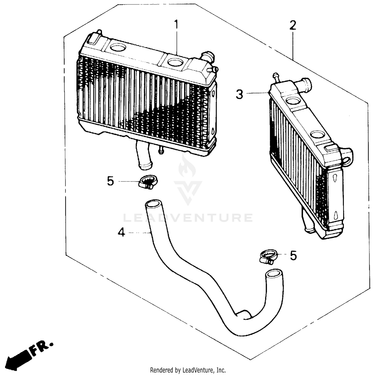 RADIATOR SET 90