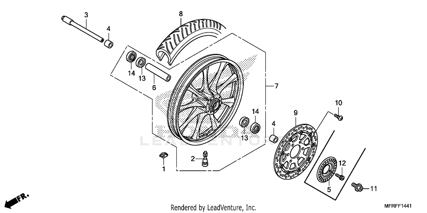 FRONT WHEEL (2)