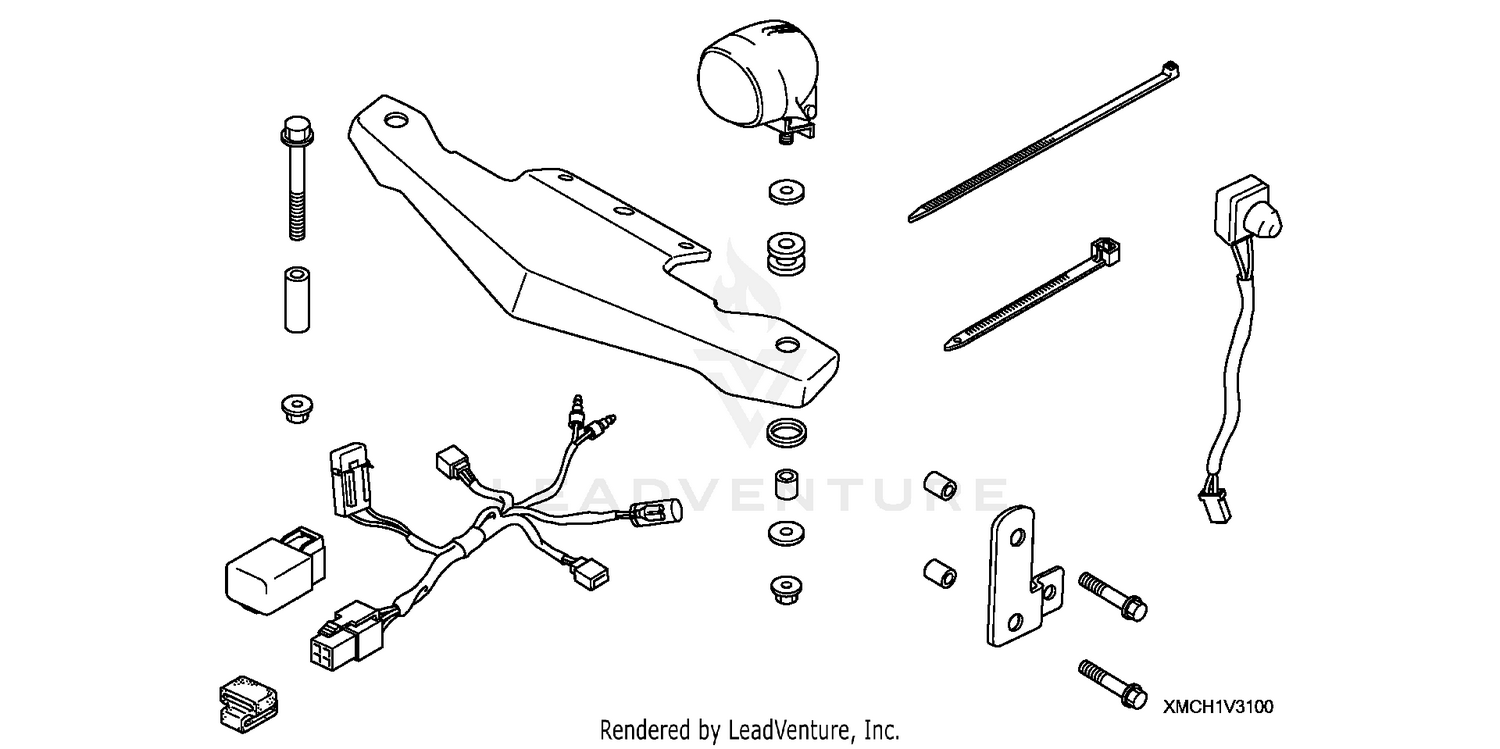 CHROME LIGHT BAR (SPORT-CUSTOM)