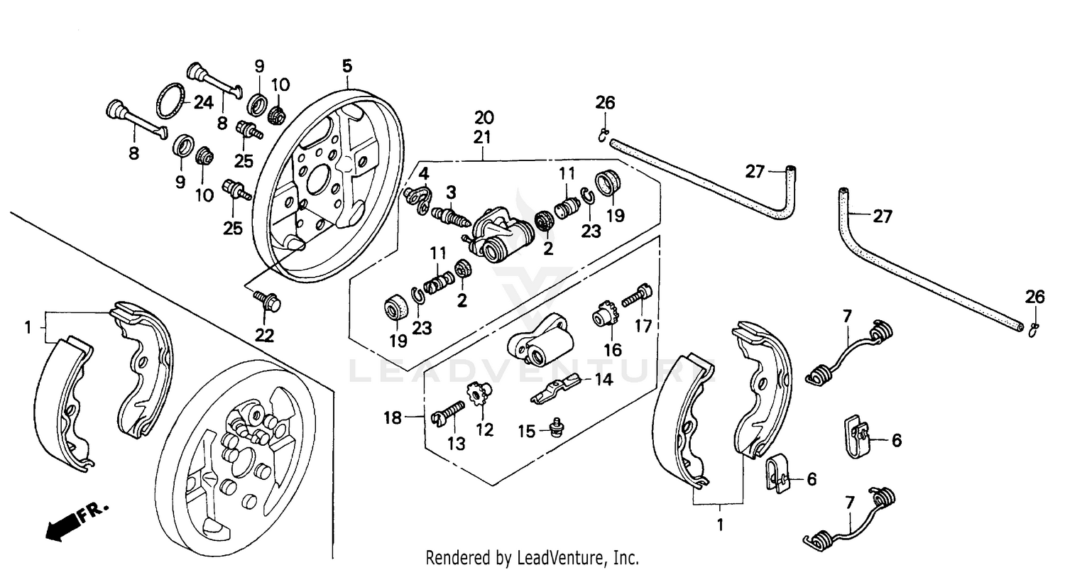 FRONT BRAKE PANEL (1)