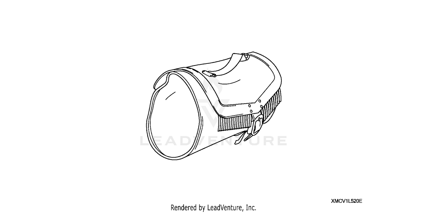 LEATHER TOURING BAG (FRINGED)