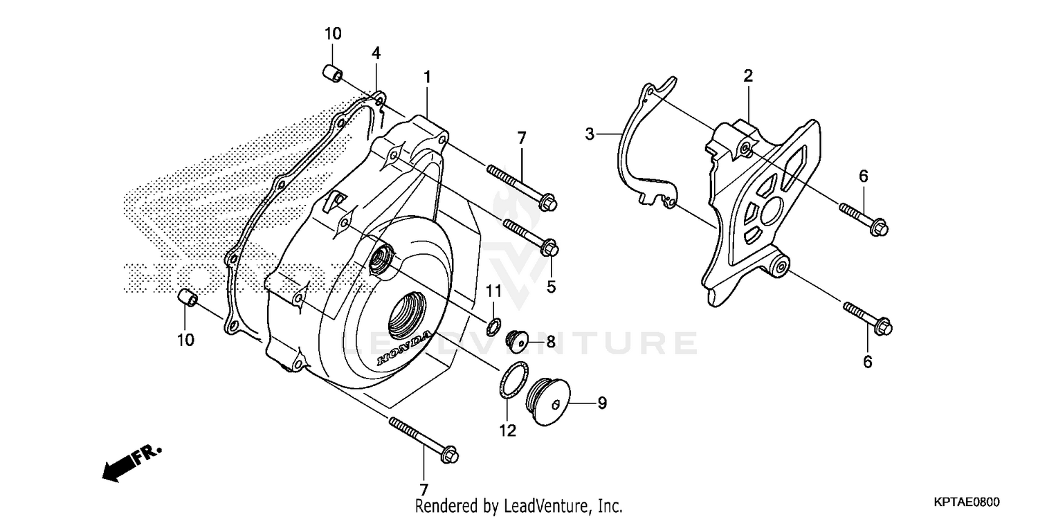 LEFT CRANKCASE COVER