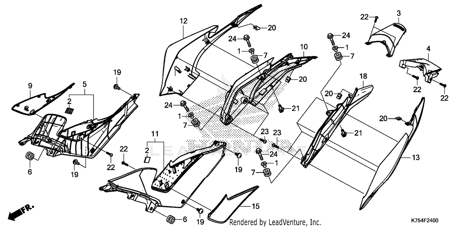 SIDE COVER@REAR COWL