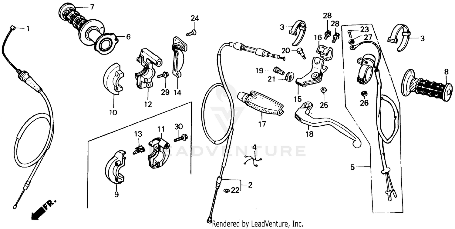 HANDLE SWITCH + CABLES