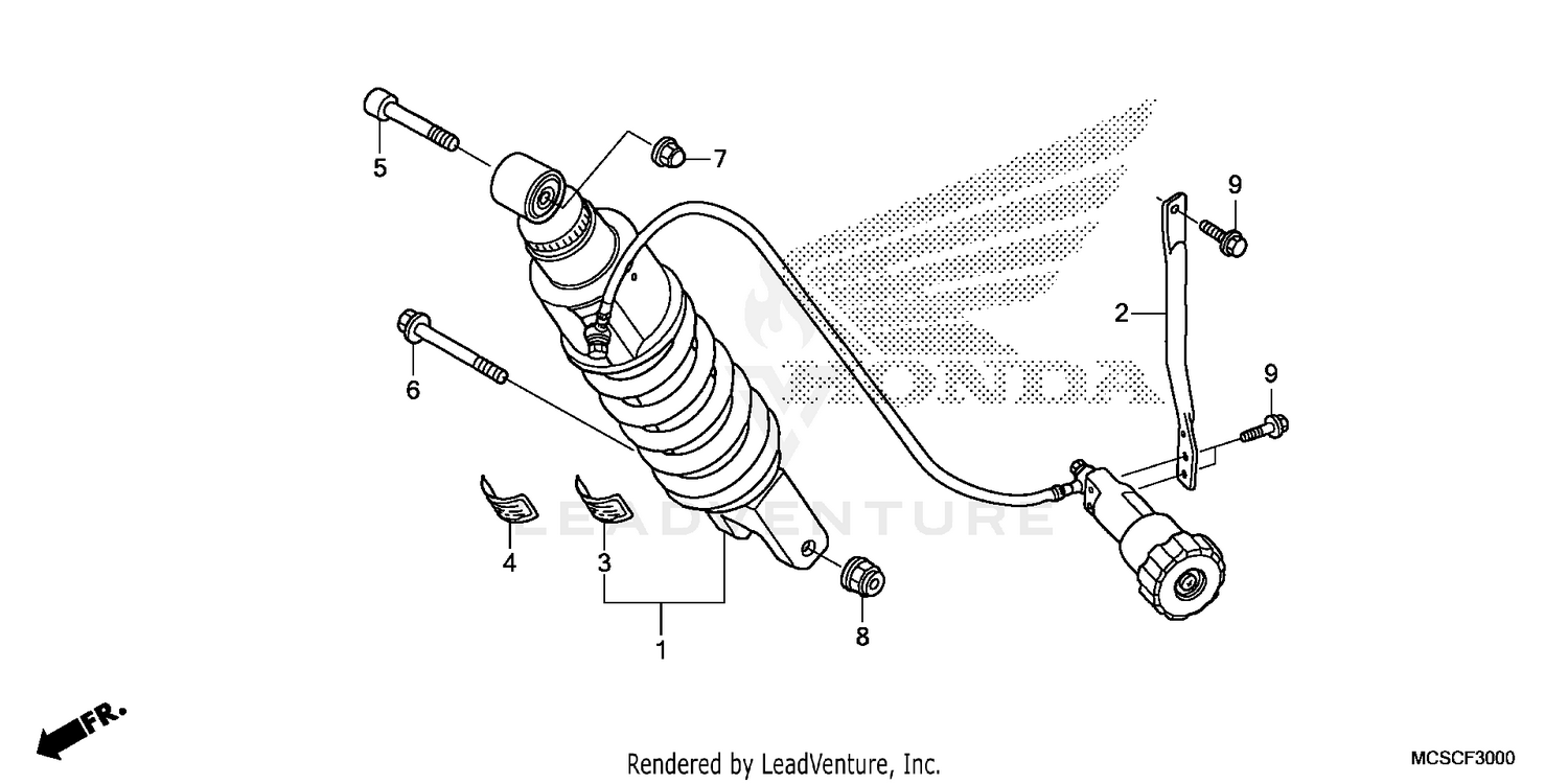 REAR SHOCK ABSORBER