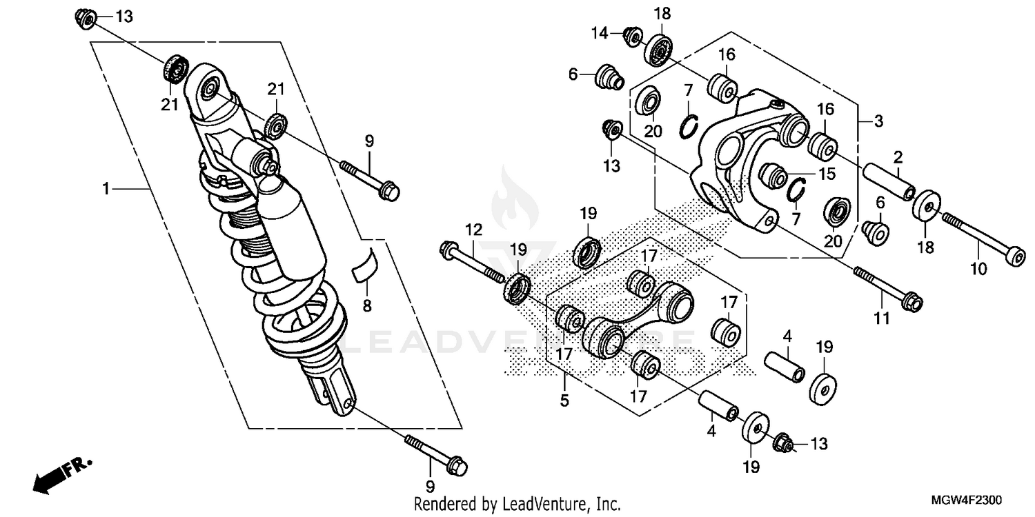 REAR SHOCK ABSORBER