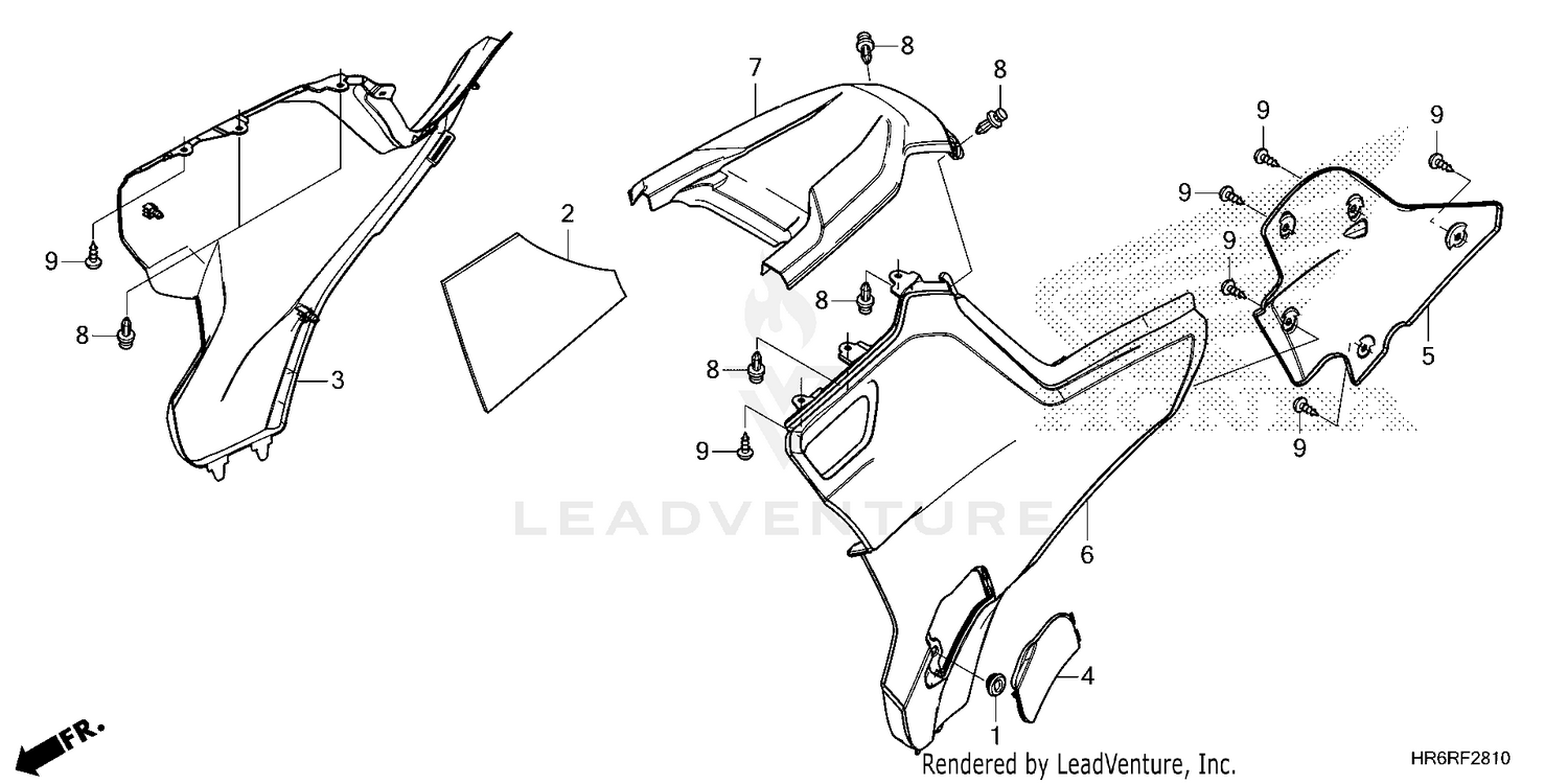 SIDE COVER@TANK COVER