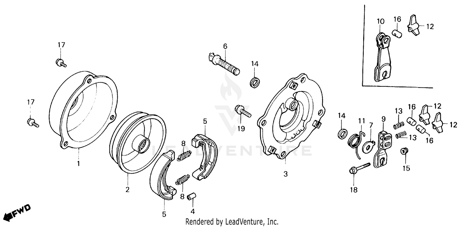 REAR BRAKE DRUM