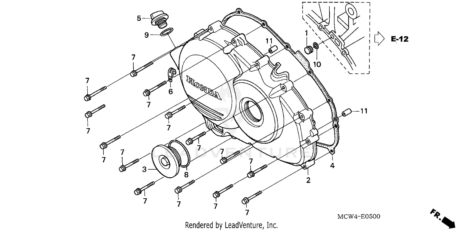 RIGHT CRANKCASE COVER