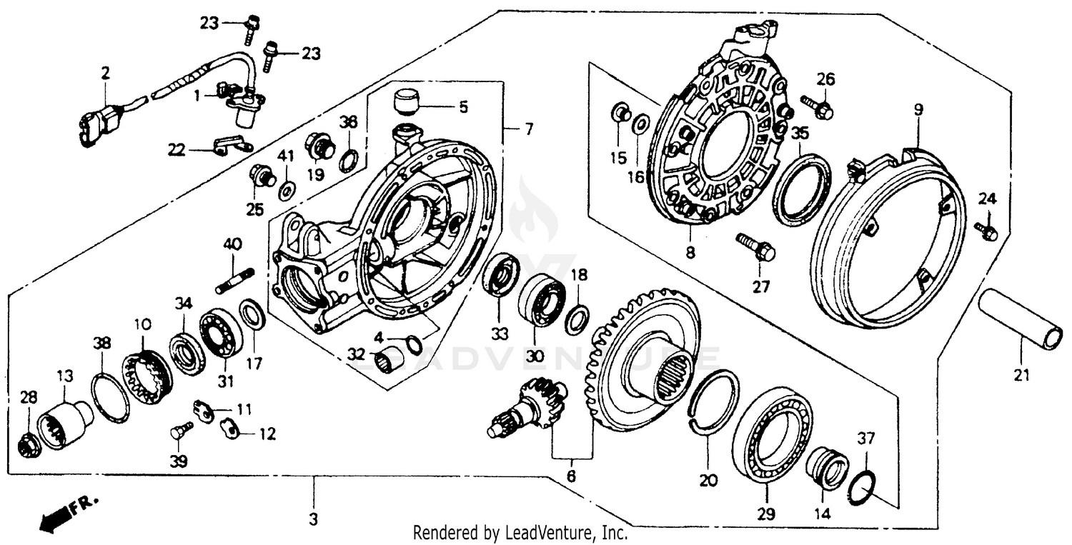 FINAL DRIVEN GEAR 1100A