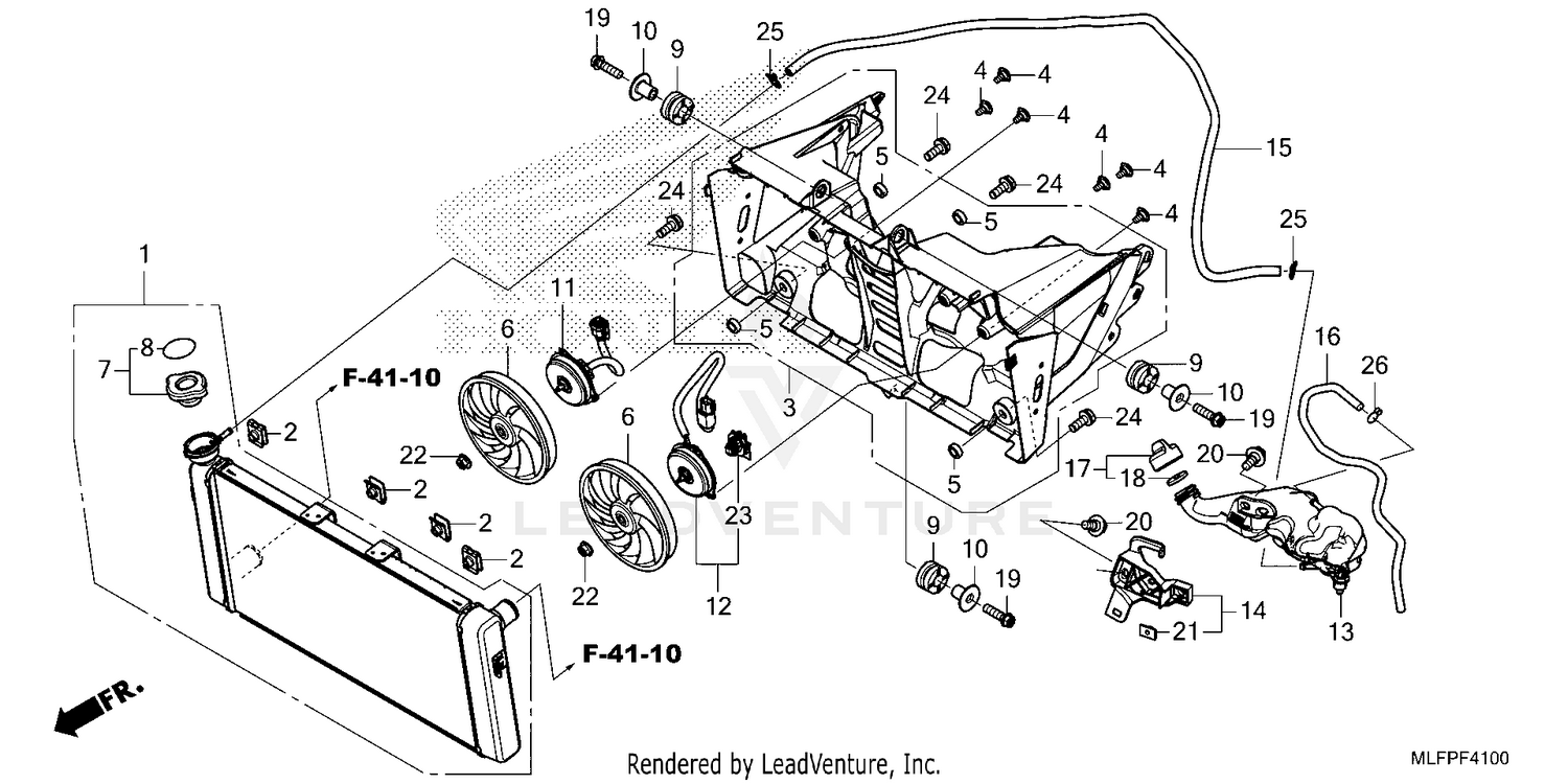 RADIATOR@RESERVE TANK