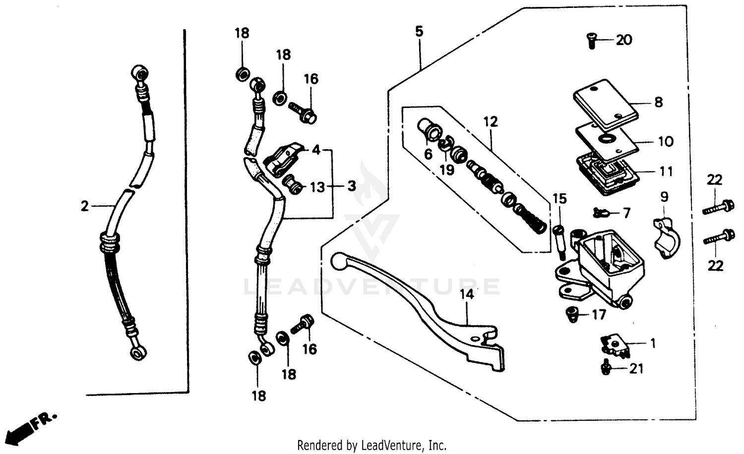 FRONT BRAKE MASTER CYLINDER