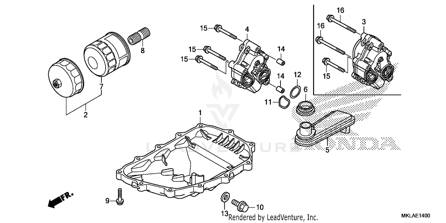 OIL PAN@OIL PUMP