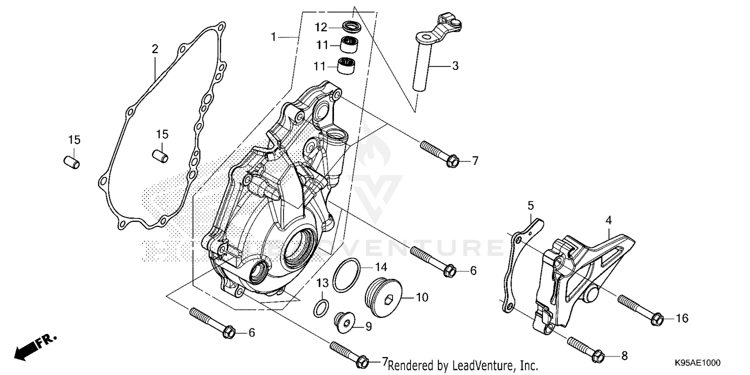 LEFT CRANKCASE COVER