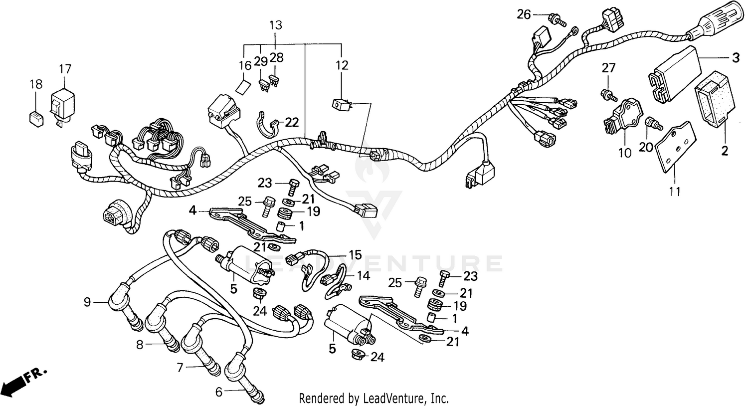 F2 WIRE HARNESS 91-94