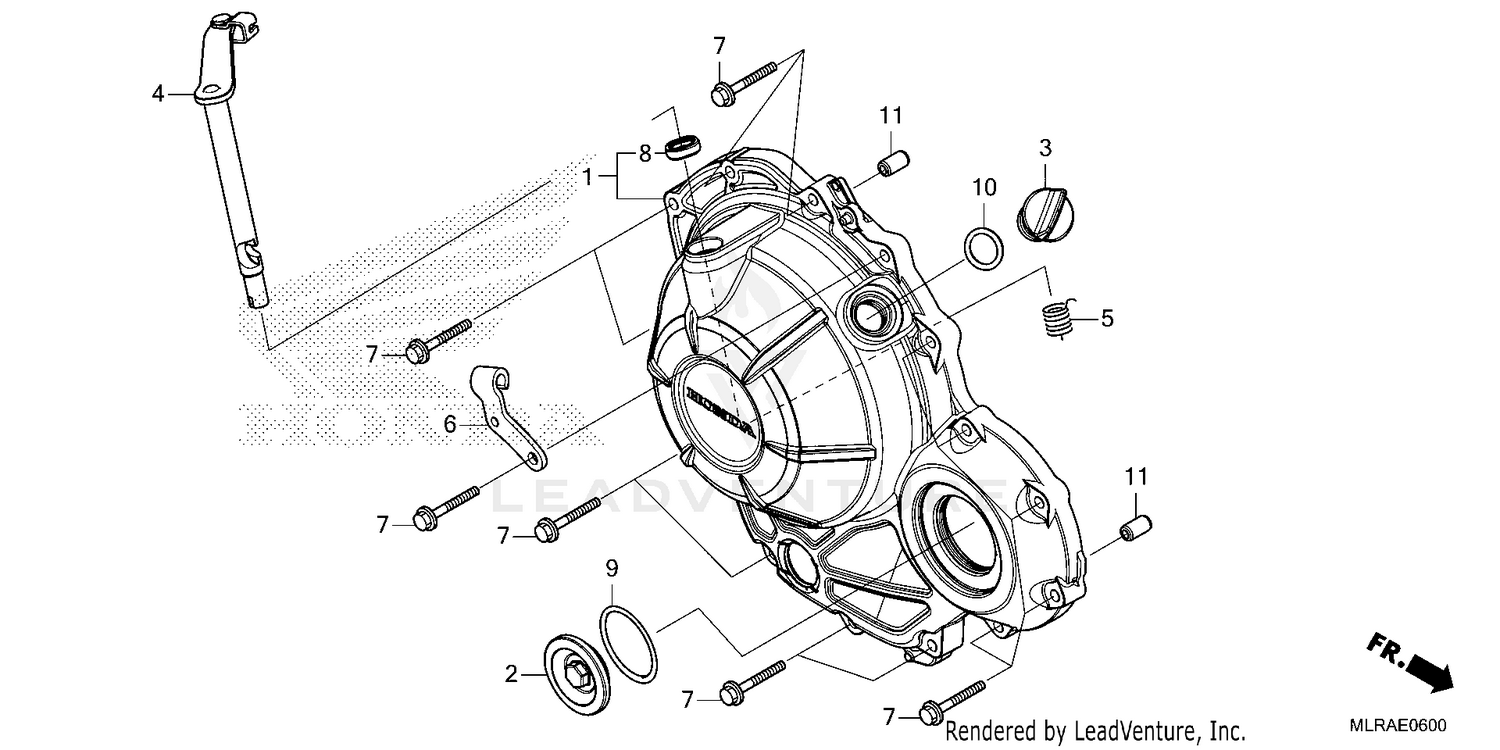 RIGHT CRANKCASE COVER