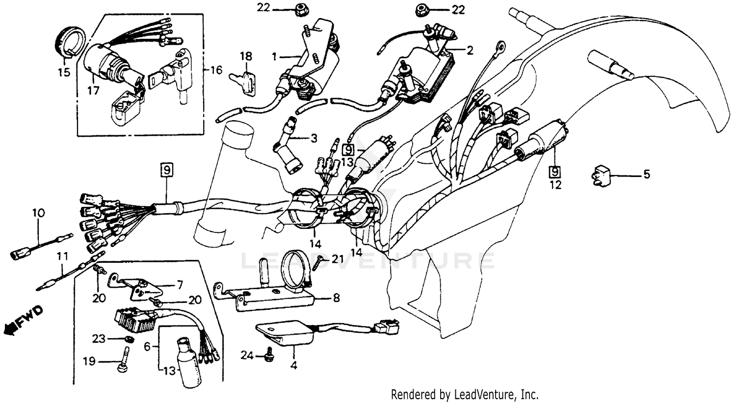 WIRE HARNESS + IGNITION COIL