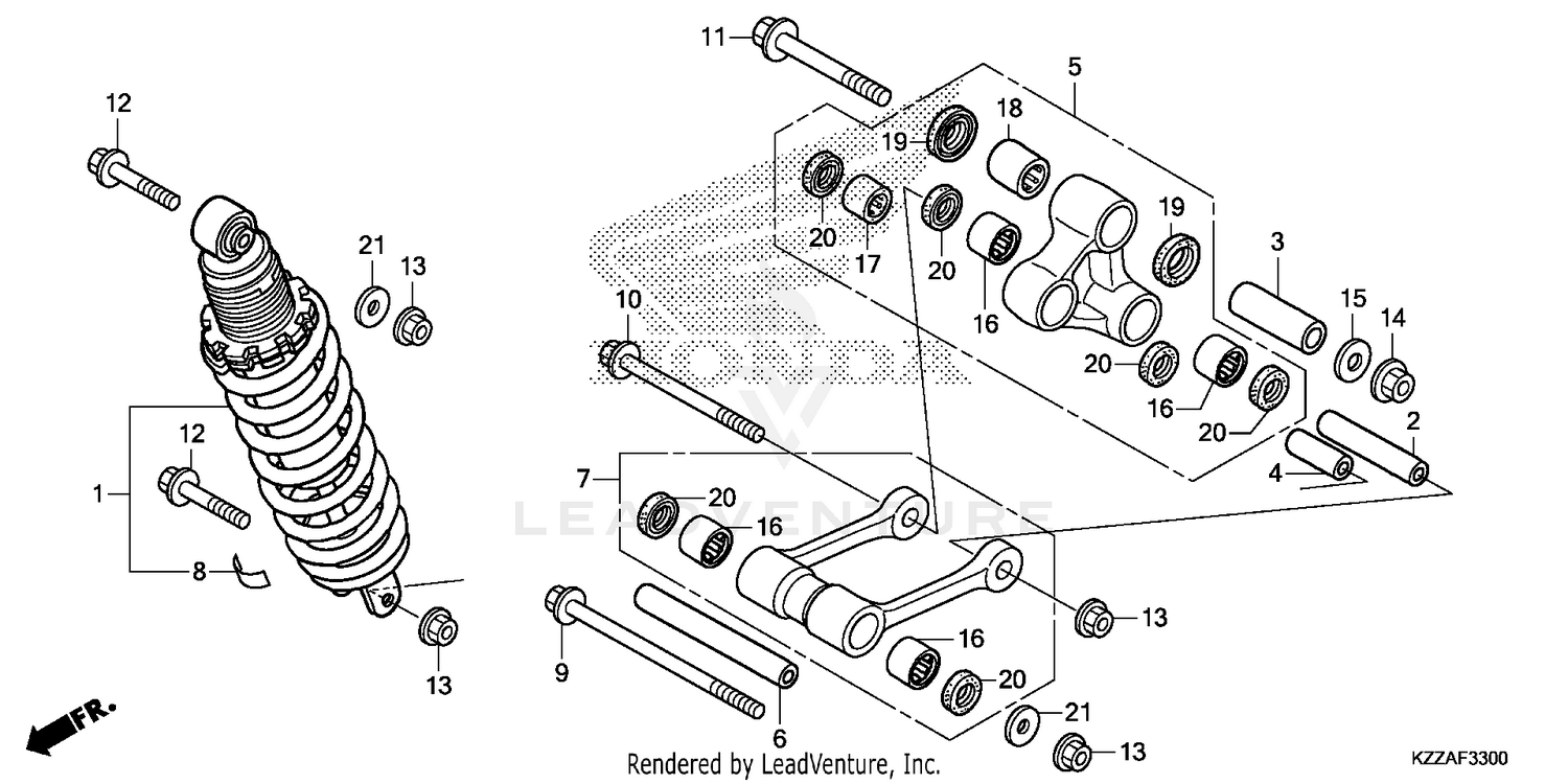 REAR SHOCK ABSORBER