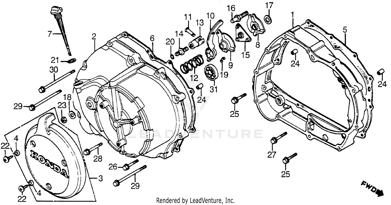 RIGHT CRANKCASE COVER