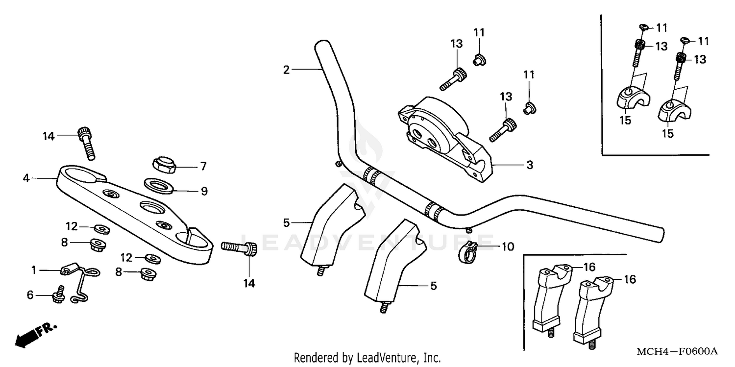 HANDLEBAR + TOP BRIDGE