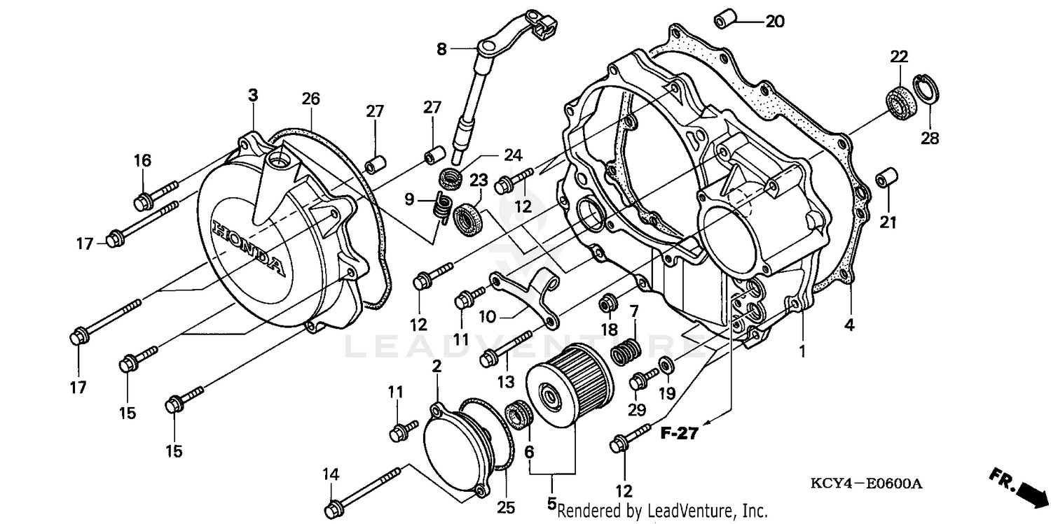 RIGHT CRANKCASE COVER
