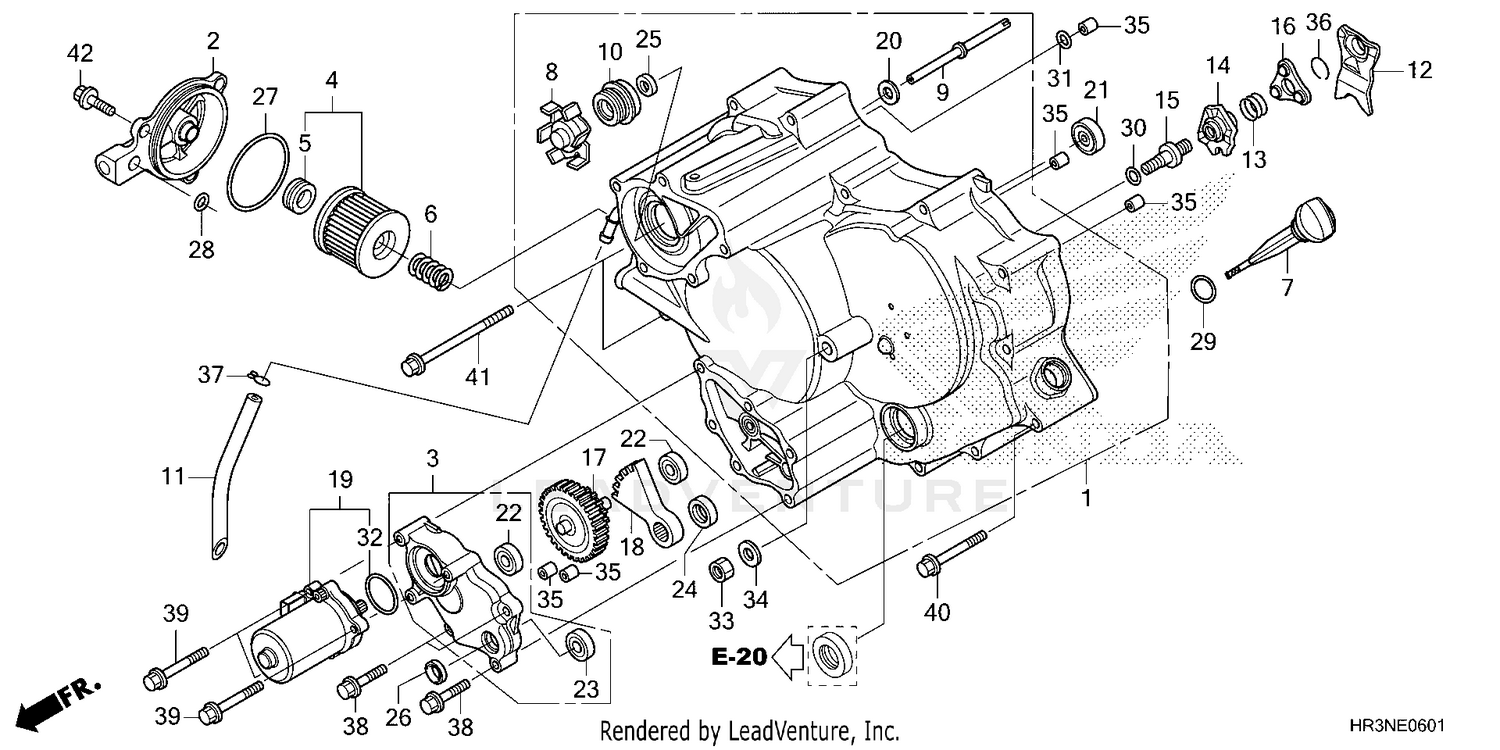 FRONT CRANKCASE COVER (2)