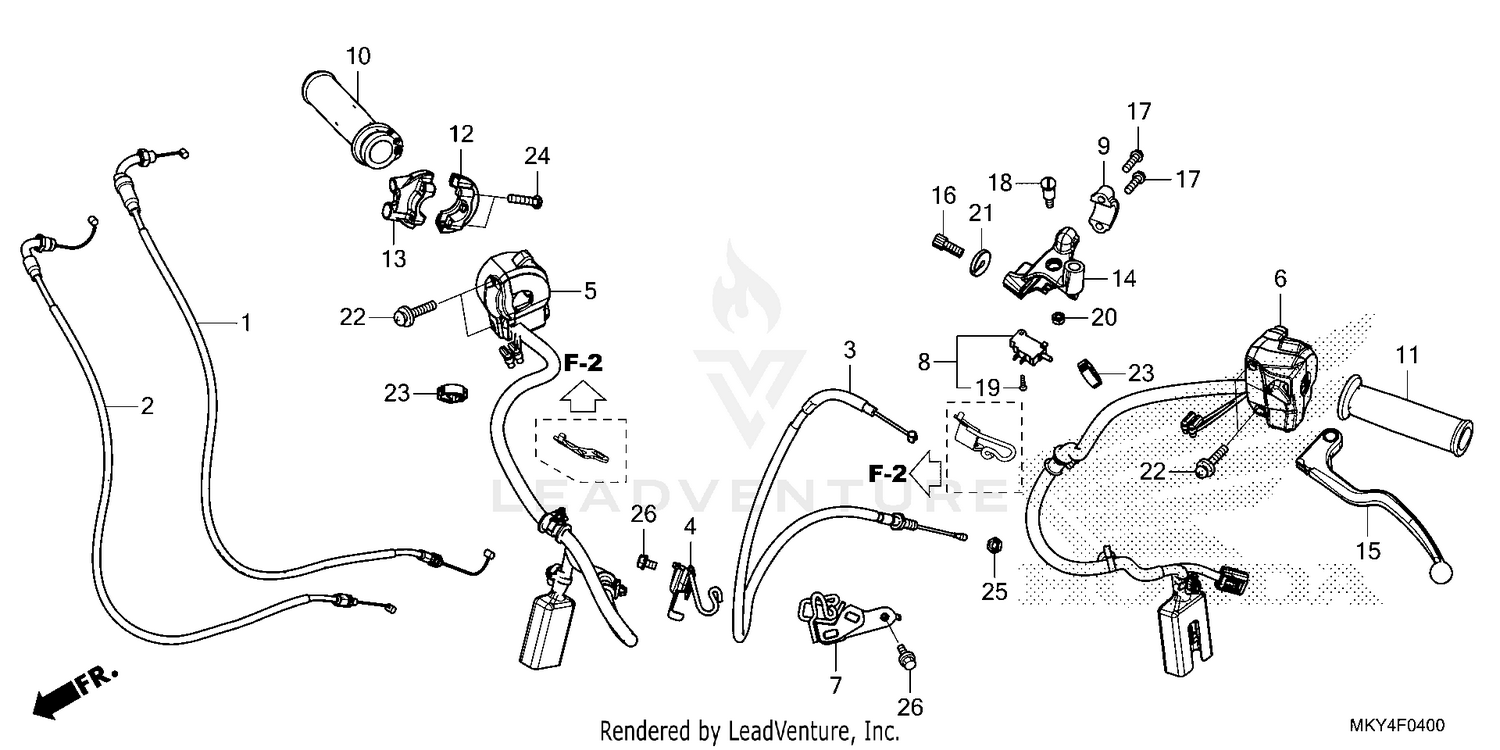 HANDLE LEVER@SWITCH@CABLE (1)