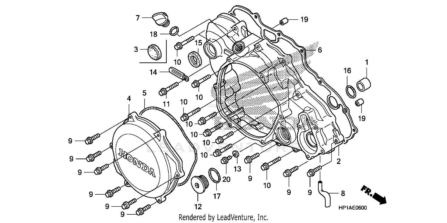 RIGHT CRANKCASE COVER
