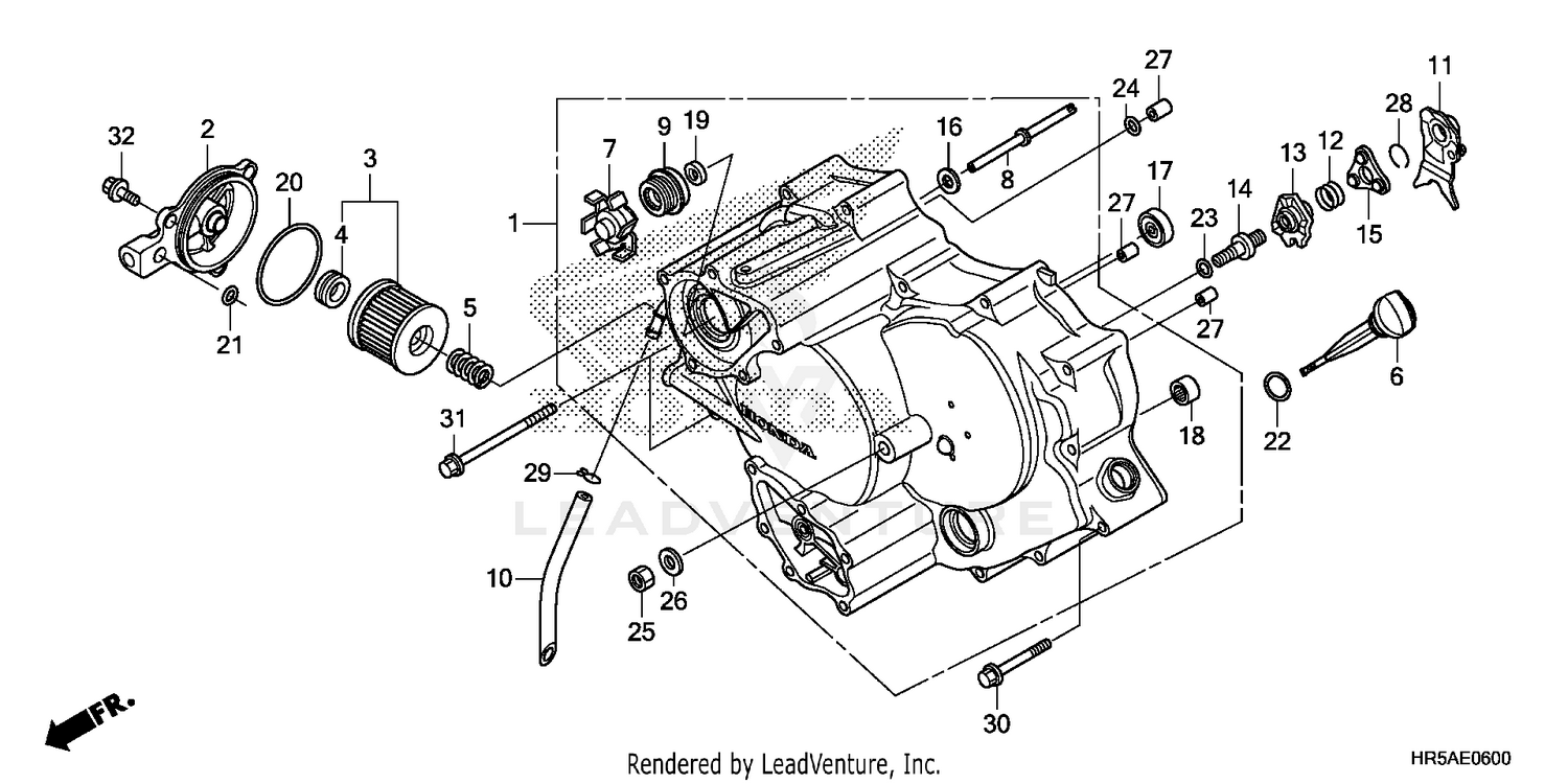 FRONT CRANKCASE COVER