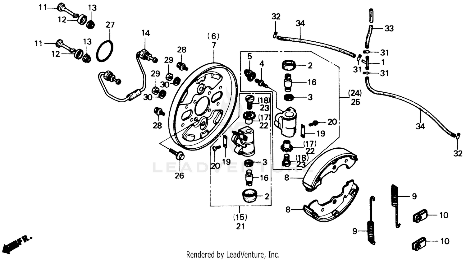 FW FRONT BRAKE PANEL
