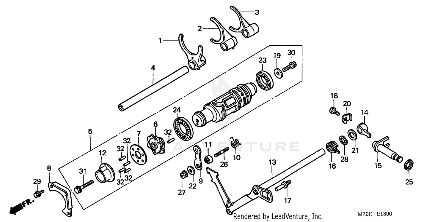 SHIFT DRUM + SHIFT FORK