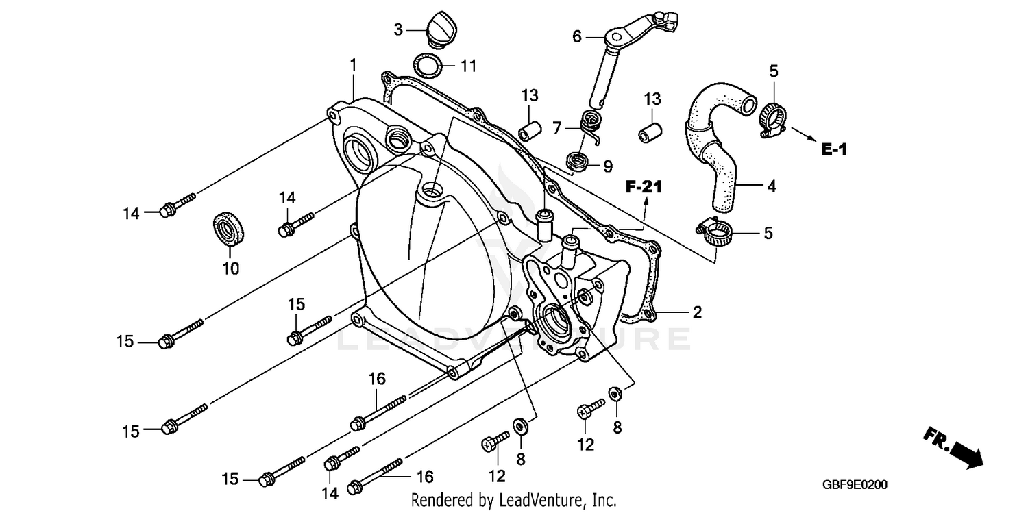 RIGHT CRANKCASE COVER