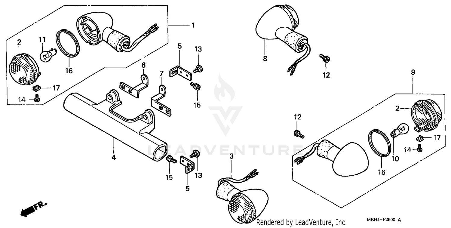 FRONT + REAR TURN SIGNAL