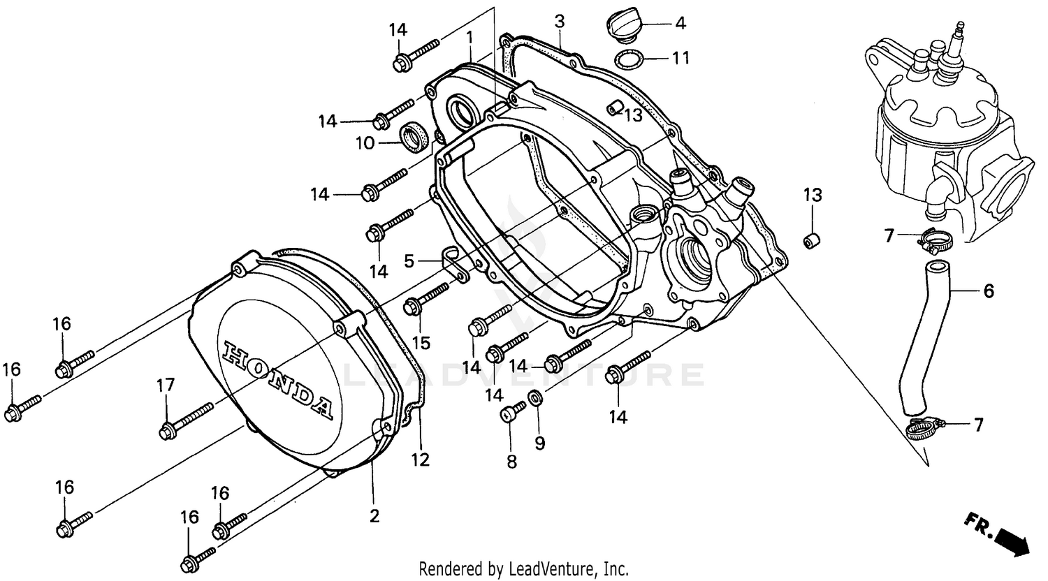 RIGHT CRANKCASE COVER